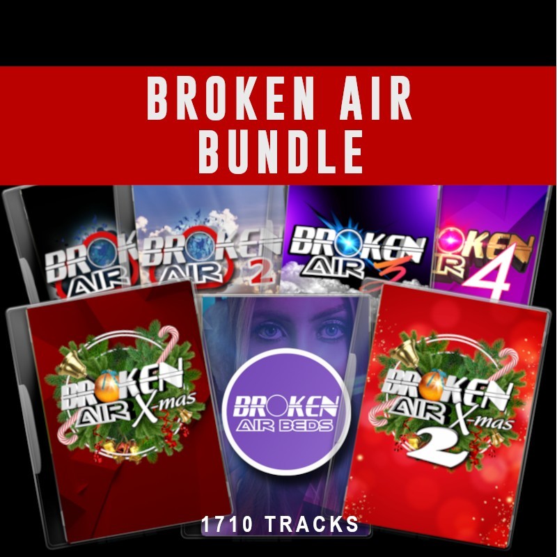 Sticky FX Broken Air Bundel radio & podcast imaging productie library