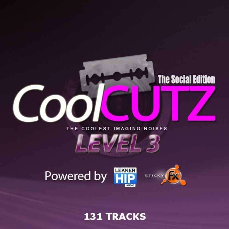 Sticky FX Cool Cutz level 3 radio en podcast audio productie library