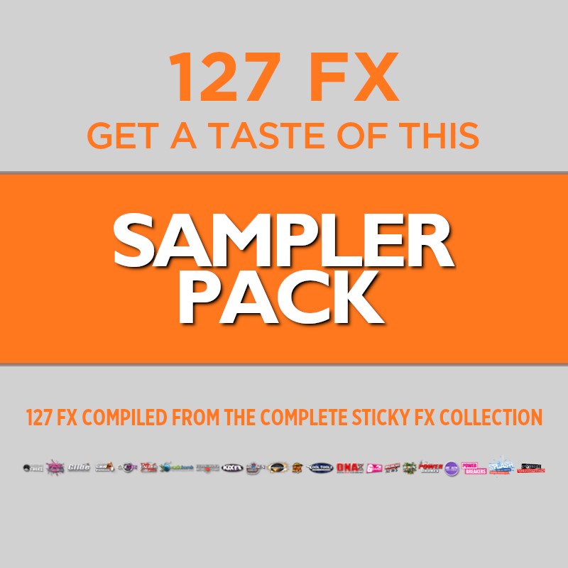 Sticky FX Sampler Pack Radio en Podcast Productie Library